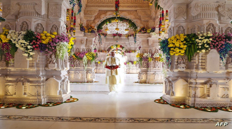 بعد افتتاح "مودي" معبد فوق جامع.. منظمة هندوسية تنوي هدم عدة مساجد